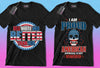 50 Editable American Patriot T-Shirt Designs Bundle