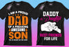 50 Editable Dad T-Shirt Designs Bundle - Designs Locker