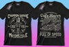 50 Editable Motorbike T-Shirt Designs Bundle - Designs Locker