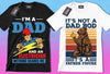 50 Editable Dad T-Shirt Designs Bundle - Designs Locker