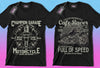 50 Editable Motorbike T-Shirt Designs Bundle - Designs Locker