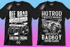 50 Editable Cars & Trucks T-Shirt Designs Bundle - Designs Locker