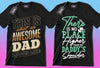 50 Editable Dad T-Shirt Designs Bundle - Designs Locker