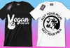 50 Editable Vegan T-Shirt Designs Bundle - Designs Locker