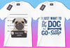 50 Editable Dog T-Shirt Designs Bundle - Designs Locker