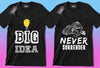 50 Editable Motivational T-Shirt Designs Bundle - Designs Locker