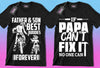50 Editable Dad T-Shirt Designs Bundle - Designs Locker