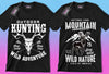 50 Editable Hunting T-Shirt Designs Bundle - Designs Locker