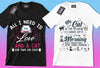 50 Editable Cat T-Shirt Designs Bundle - Designs Locker