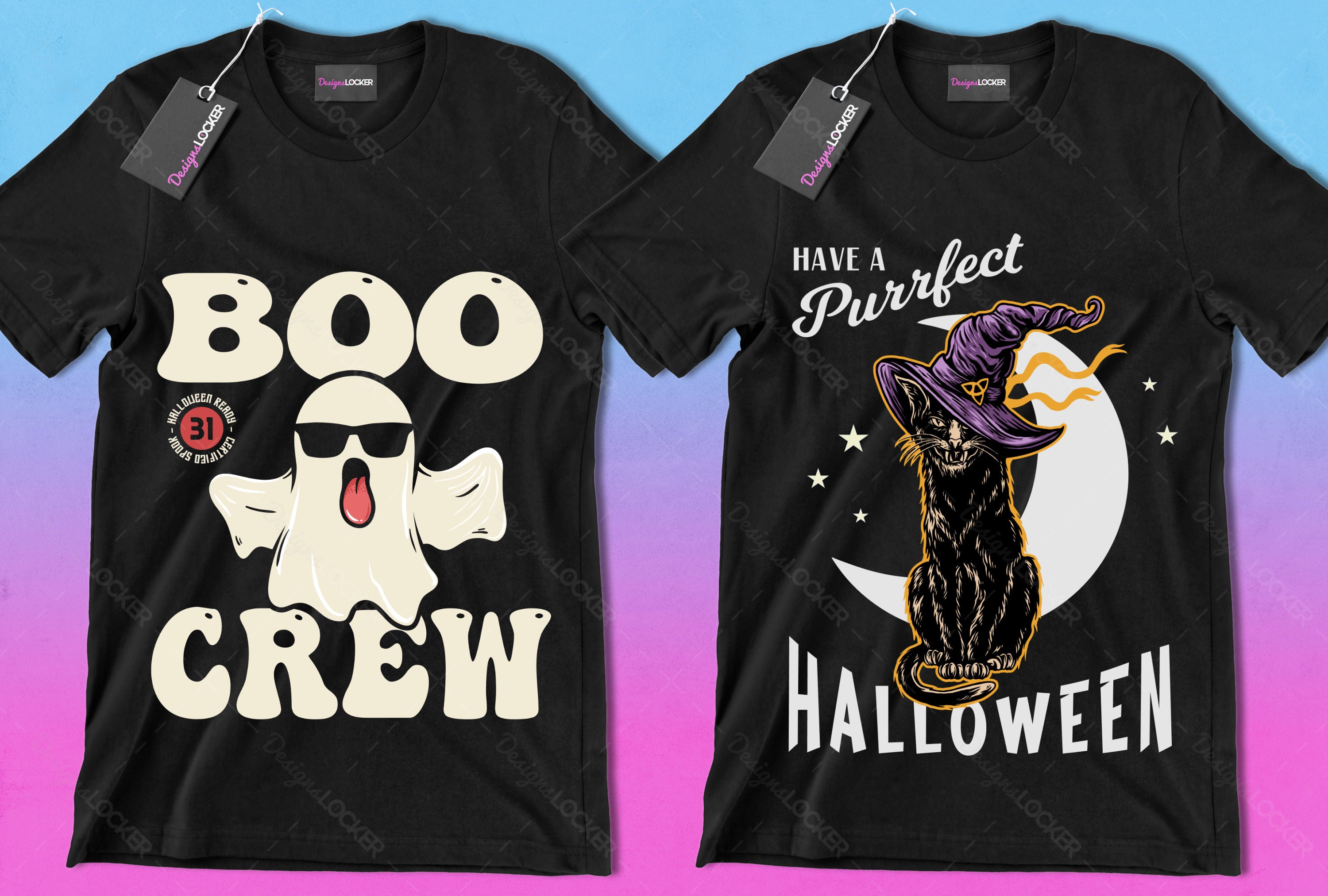 Halloween T-shirt Design Bundle Graphic by mninishat · Creative