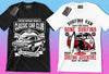 50 Editable Cars & Trucks T-Shirt Designs Bundle
