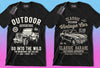 50 Editable Cars & Trucks T-Shirt Designs Bundle