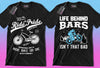 50 Editable Bicycle T-Shirt Designs Bundle